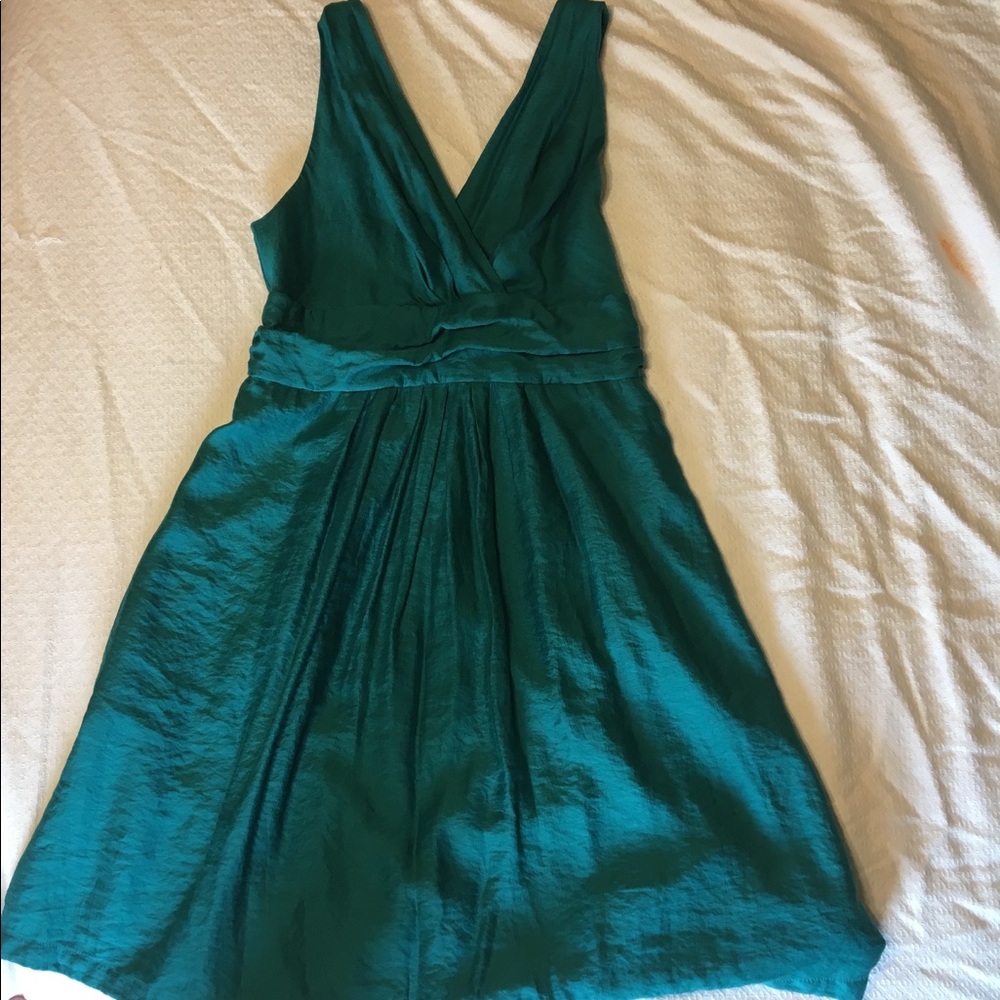Turquoise sleeveless party dress - Picture 2 of 6